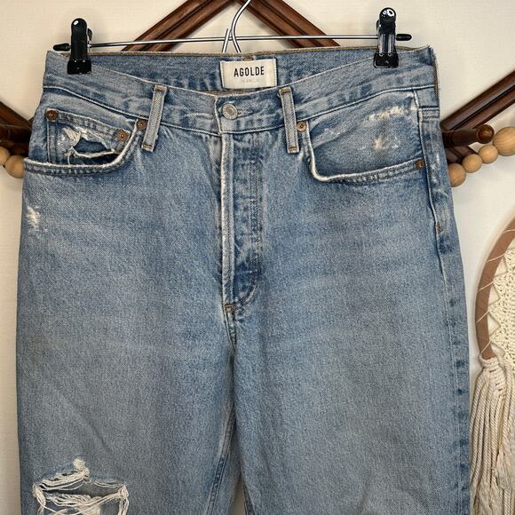 AGOLDE Fen Distressed Skinny Jeans - Picture 1 of 5